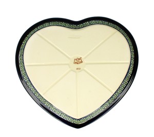 Talerz serce 27,4 X 25,0 CM Bolesławiec GU1254DEKDU60