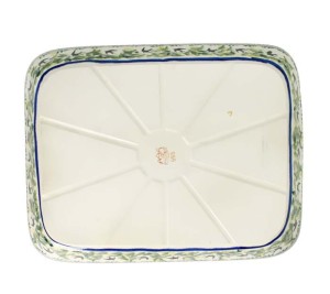 Półmisek do zapiekania 19,5x25,5 cm Bolesławiec GU370DEKDU182