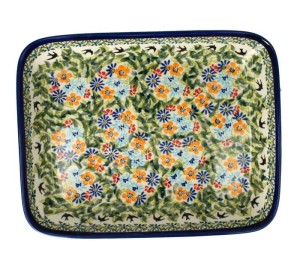 Półmisek do zapiekania 19,5x25,5 cm Bolesławiec GU370DEKDU182