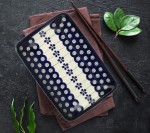 Talerz- tacka do sushi 12,2x18,3 cm GU2021DEK166A