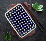Talerz- Tacka do sushi 12,2x18,3 cm GU2021 DEK42