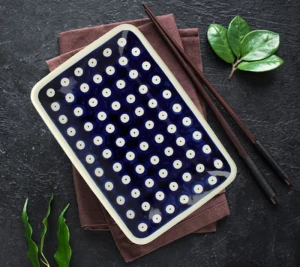 Talerz- Tacka do sushi 12,2x18,3 cm GU2021DEK42