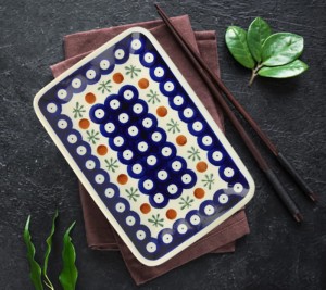 Talerz- tacka do sushi 12,2x18,3 cm GU2021 DEK41