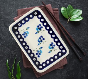 Talerz- Tacka do sushi 12,2x18,3 cm GU2021DEK890