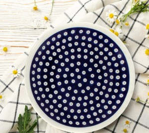 Talerz obiadowy ø 24,0 cm Bolesławiec GU1001 DEK42