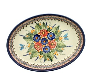 Półmisek do zapiekania 22,0 x 31,0 cm Bolesławiec GU350DEK149Art