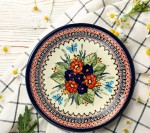Talerz obiadowy ø 24,0 cm Bolesławiec GU1001DEK149Art