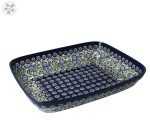 Półmisek do zapiekania 19,5x25,5 cm Bolesławiec GU370DEK1073A