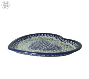 Talerz serce 27,4 X 25,0 CM Bolesławiec GU1254DEK1073A