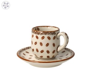 Filiżanka i spodek espresso V 0,1 L Kawa Galia