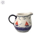 Creamer V 0,18 L DPML Bolesławiec Pottery Manufaktura