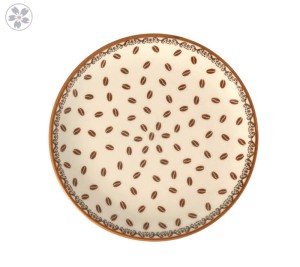 Plate ø 19,0 cm Kawa Bolesławiec Pottery Galia 
