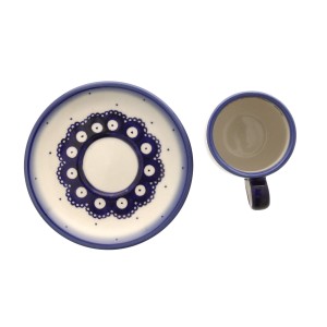 Filiżanka i spodek espresso V 0,1 L Pigwa Galia