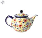 Teapot V 0,7 L AS62 Bolesławiec Pottery Manufaktura