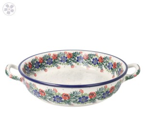 Rondel Ø 23 cm Ceramika Artystyczna Bolesławiec C39 dek1535X
