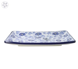 Tacka 21,5cm x 14,5cm Ceramika Artystyczna Bolesławiec sushi C21 dek2999X