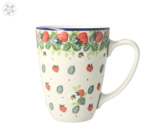 Kubek Ceramika Artystyczna Bolesławiec Latte V 0,3 L D05 dek2709X