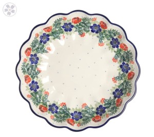 Miska falbanka Ø 19,5 cm Ceramika Artystyczna Bolesławiec M249 dek1535X