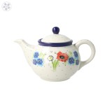 Tea pot V 0,9L E22dek2510X Bolesławiec Pottery