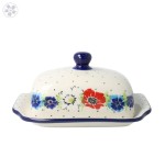 Butterdish M295dek2510X Bolesławiec Pottery