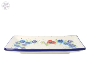 Tacka 21,5cm x 14,5cm Ceramika Artystyczna Bolesławiec sushi C21 dek2510X