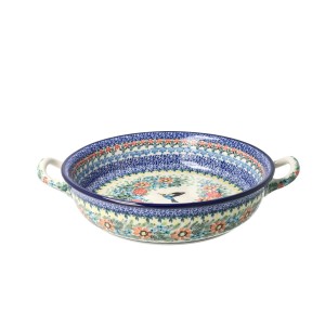 Rondel Ceramika Artystyczna Bolesławiec 23 cm C39 dekU3357