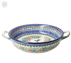 Rondel Ceramika Artystyczna Bolesławiec 23 cm C39 dekU3357