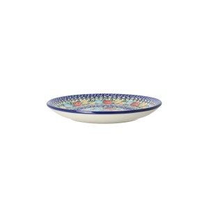 Talerz Ceramika Artystyczna Bolesławiec płaski obiadowy Ø 24 cm T266 dekU4475
