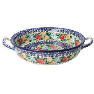 Rondel Ceramika Artystyczna Bolesławiec 23 cm C39 dekU4475