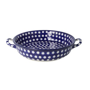 Rondel Ceramika Artystyczna Bolesławiec 23 cm C39 dek70AX