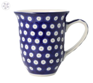 Kubek Ceramika Artystyczna Bolesławiec Latte V 0,45 L K826 dek70AX