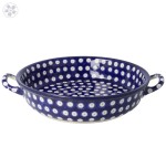 Rondel Ø 23 cm Ceramika Artystyczna Bolesławiec C39 dek70AX
