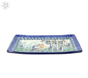 Tacka 21,5cm x 14,5cm Ceramika Artystyczna Bolesławiec sushi C21 dekU5076