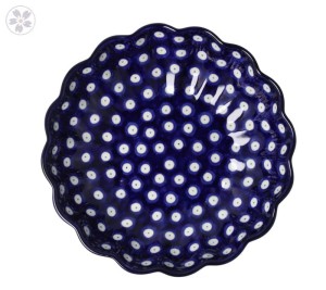 Miska falbanka Ø 19,5 cm Ceramika Artystyczna Bolesławiec M249 dek70AX