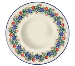 Talerz do makaronu Ceramika Artystyczna Bolesławiec D86 dek1535X
