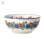 Miska na płatki Ø 16 cm Ceramika Artystyczna Bolesławiec C38 dek1535X