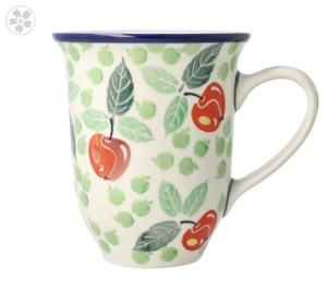 Kubek Latte V 0,45 L Ceramika Artystyczna Bolesławiec K826 dek3248X