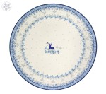 Talerz do pizzy Ø 33cm Ceramika Artystyczna Bolesławiec D53 dek2858X