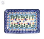 Tacka 21,5cm x 14,5cm Ceramika Artystyczna Bolesławiec sushi C21 dekU4173