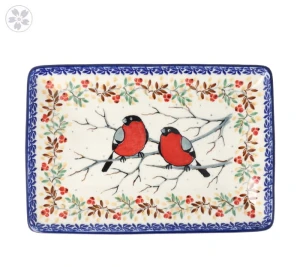 Tacka 21,5cm x 14,5cm Ceramika Artystyczna Bolesławiec sushi C21 dekU4908
