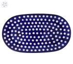 Półmisek 30 cm x 14,5 cm Ceramika Artystyczna Bolesławiec G72 dek70AX