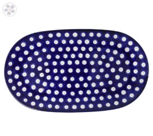 Półmisek 30 cm x 14,5 cm Ceramika Artystyczna Bolesławiec G72 dek70AX