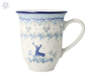 Kubek  Latte V 0,45 L Ceramika Artystyczna Bolesławiec  K826 dek2858X