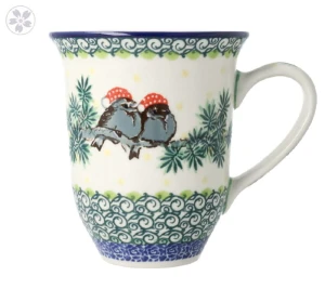 Kubek Ceramika Artystyczna Bolesławiec Latte V 0,45 L K826 dekU4998