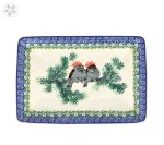 Tacka 21,5cm x 14,5cm Ceramika Artystyczna Bolesławiec sushi C21 dekU4998