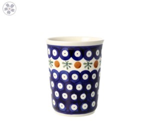 Kubek bez ucha Ceramika Bolesławiec wys. 10 cm GU1519DEK41