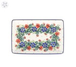 Tacka do sushi Ceramika Artystyczna Bolesławiec 18x12 h2,5cm C27 dek1535X