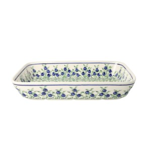Półmisek do zapiekania 19,5x25,5 cm Bolesławiec GU370DEK1208