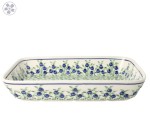 Półmisek do zapiekania 19,5x25,5 cm Bolesławiec GU370DEK1208