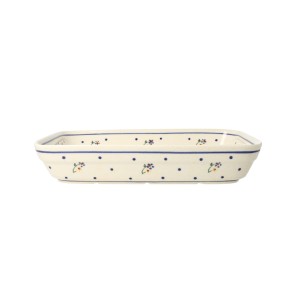Półmisek do zapiekania 19,5 x 25,5 cm Bolesławiec GU370DEK111